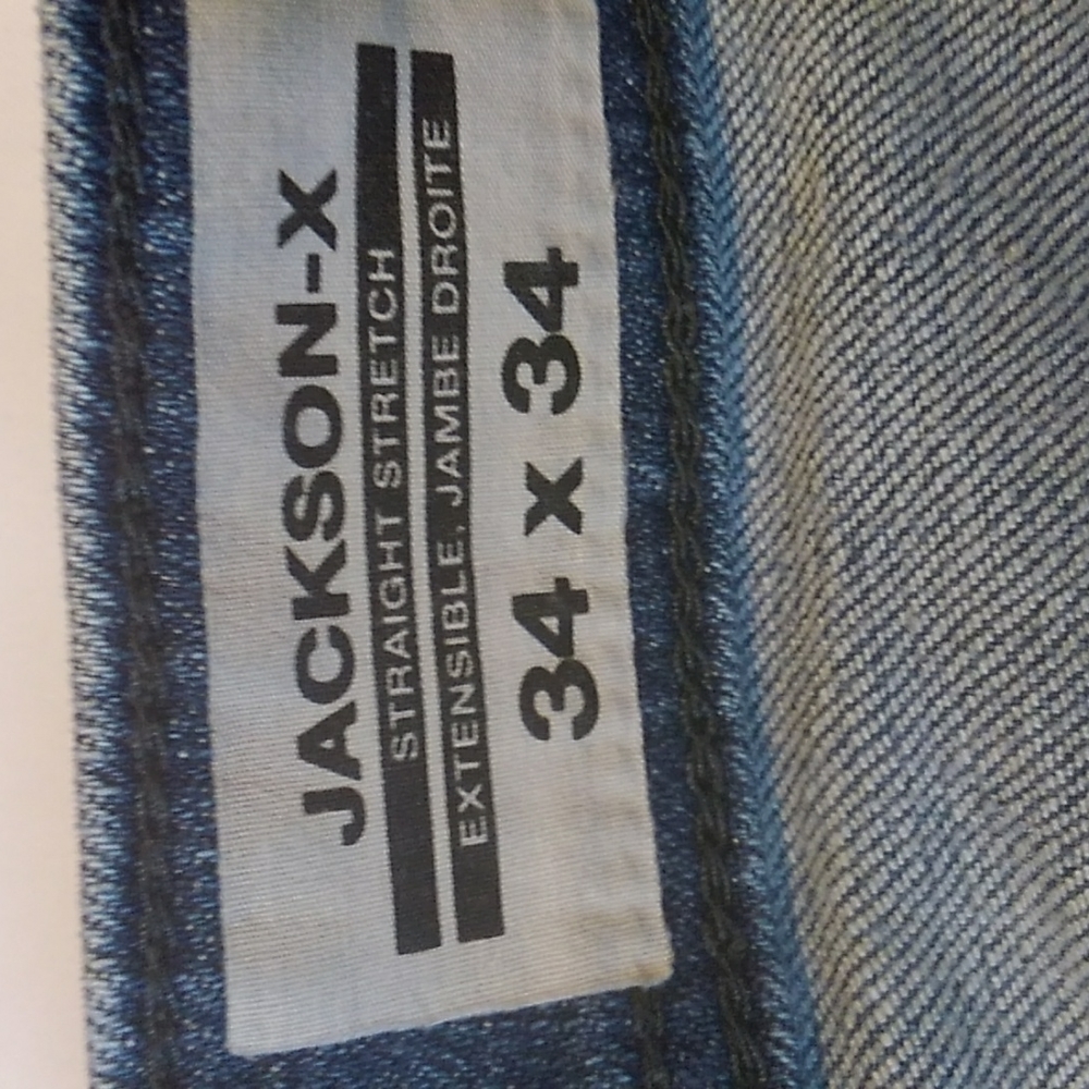 Buffalo David Bitton Jackson-X Straight Leg Denim Blue Jeans 34 X 34 - Picture 5 of 8